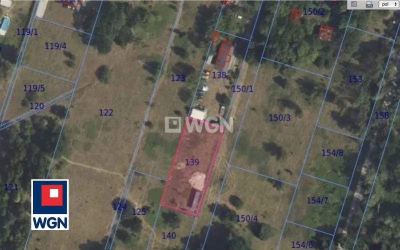 Grunt budowlany jednorodzinny na  sprzedaż Dąbrowa - Działka budowlana 1300 m2
